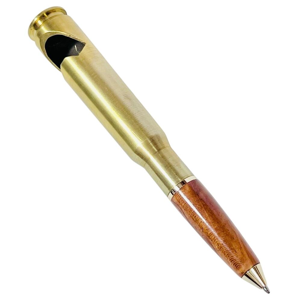 Fired Shell Casing Pen 50 Cal Bottle Opener Handcrafted Hand Turned Acrylic New